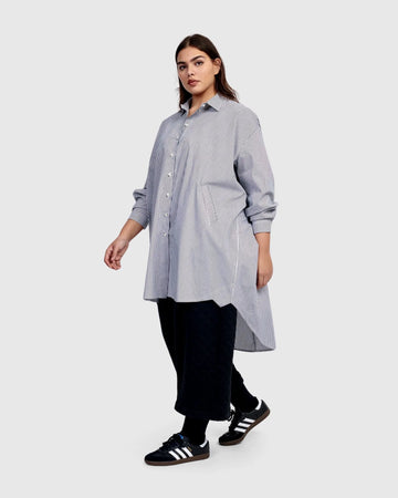alembika-urban-hanna-oversized-tunika-hemd-lines-streifenhemd image 5