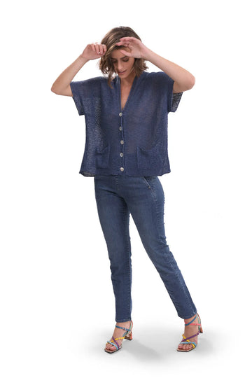 alembika-luxe-cardigan-strickjacke-navy image 4