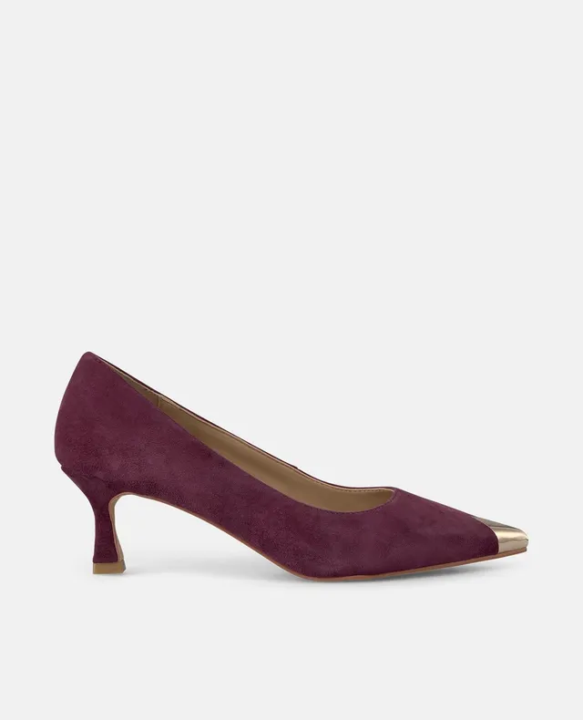 alma-en-pena-61508-pumps-mit-metallic-spitzkappe-bordeaux-6-cm image 1