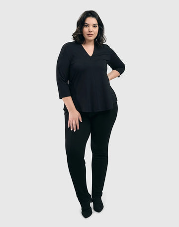 alembika-essential-slim-pants-hose-schwarz image 2