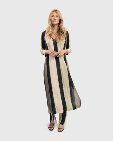 alembika-get-in-line-caftan-tunika-stripes image 2