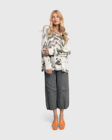 alembika-watercolor-boxy-sweater-stone-leinen-pullover image 2