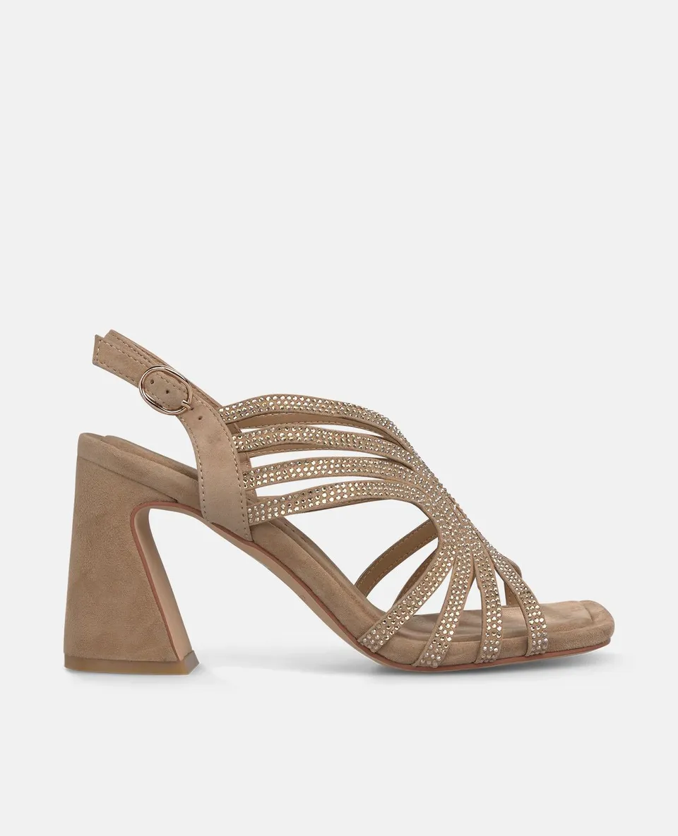 alma-en-pena-riemchen-sandalette-mit-strass-camel image 1