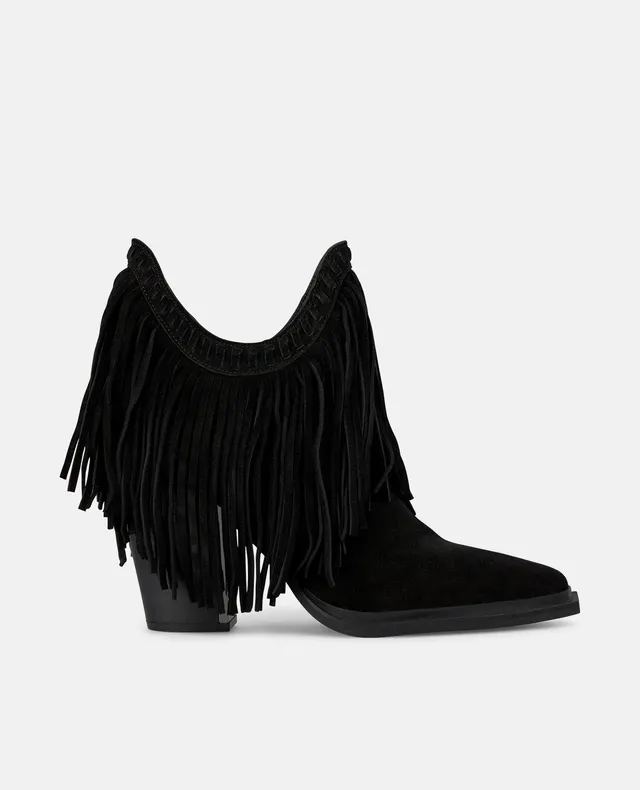 alma-en-pena-long-fringed-bootie-stiefeletten-schwarz-9-5-cm image 1