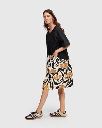 alembika-clementine-t-shirt-kleid-tulips image 6