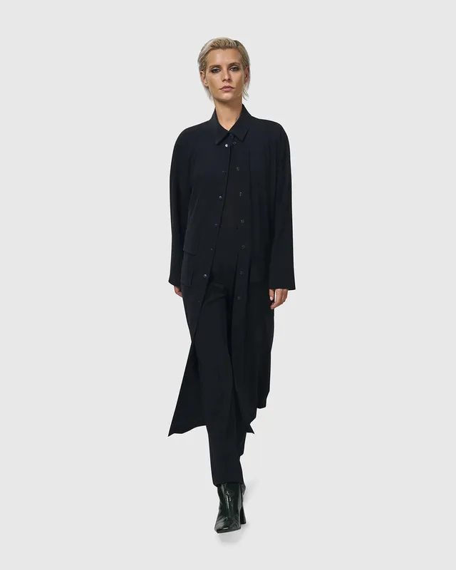 alembika-matrix-duster-mantel-jacke-black image 1
