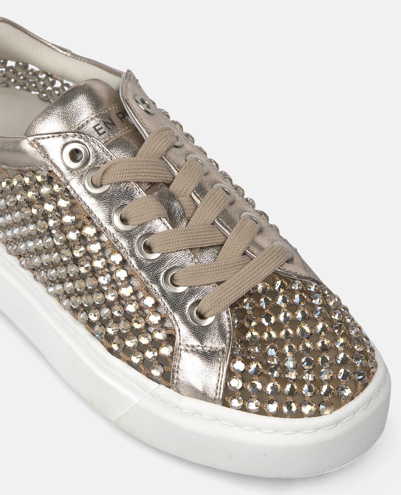 alma-en-pena-sports-damen-sneaker-bronze-mit-strass-plateau-3-5-cm image 4