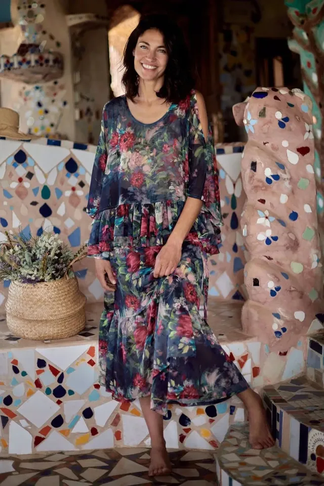 alembika-rosie-wrap-skirt-flora-wickelrock image 1