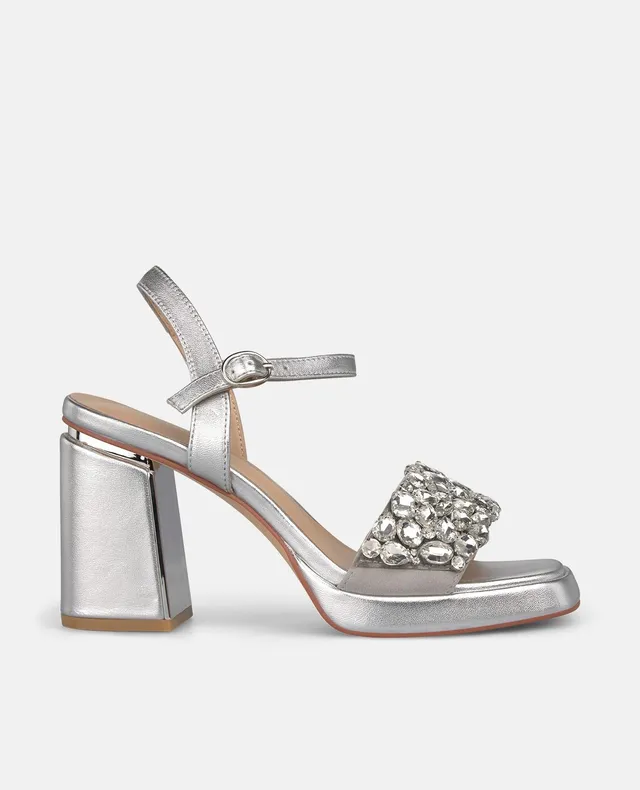 alma-en-pena-front-beaded-sandal-strass-sandale-silber-8-5-cm image 1