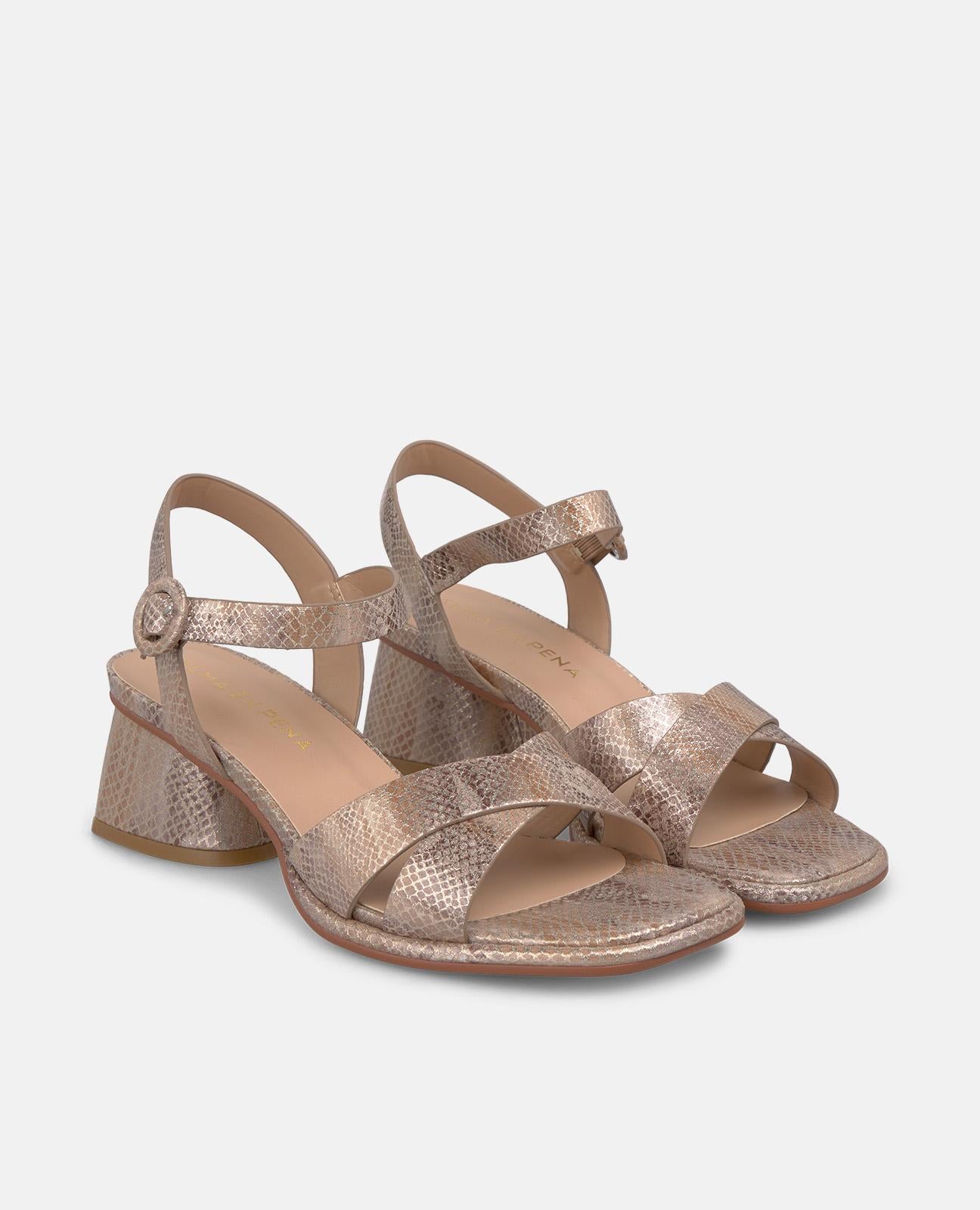 alma-en-pena-leder-riemchen-sandale-camel-4-5-cm-absatz image 2