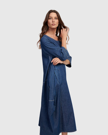 alembika-liberty-oversized-shiftkleid-denim image 5