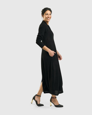 alembika-elvira-cocoon-kleid-schwarz-jacquardkleid-ed549b image 7