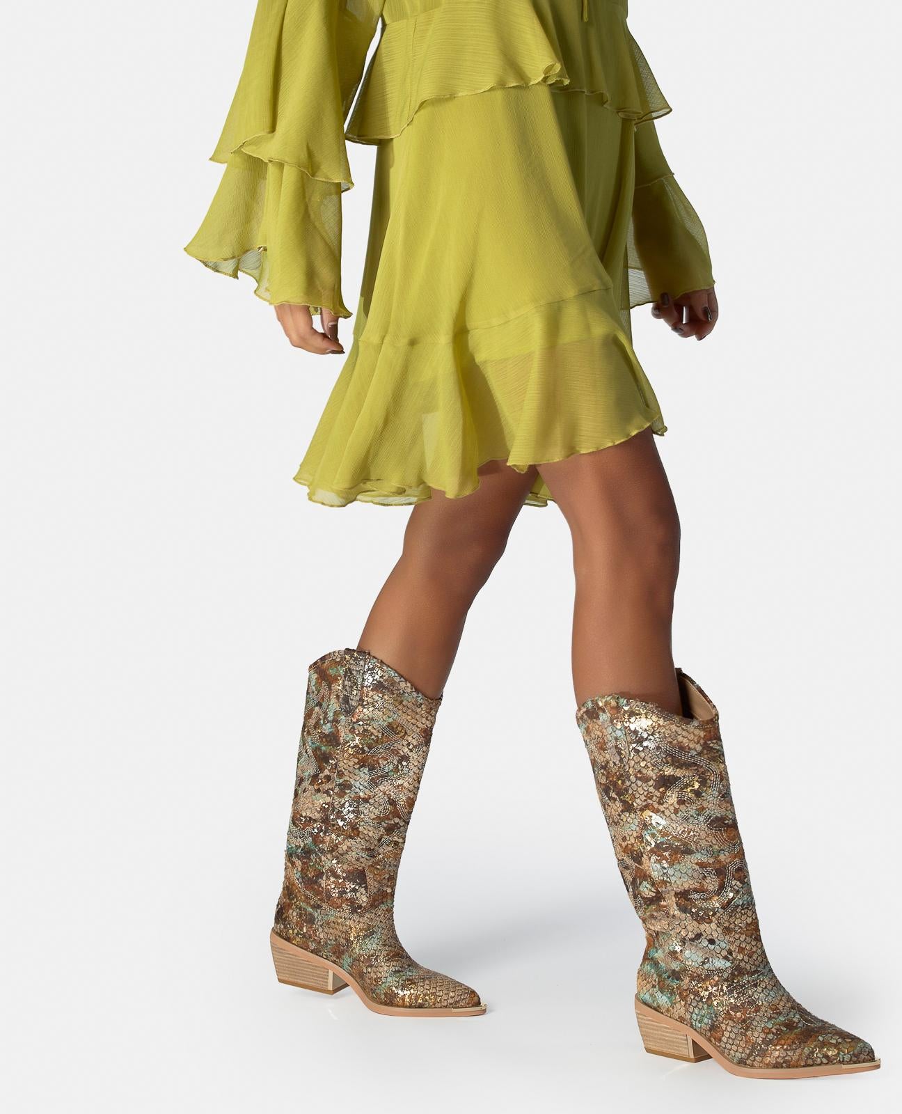alma-en-pena-special-cowboy-boot-cowboystiefel-camel-5-cm-35-cm-schaft image 5