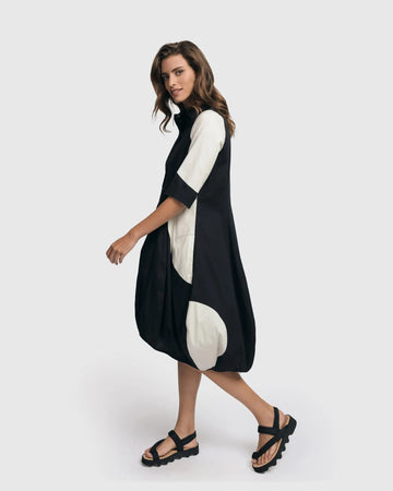 alembika-urban-dawn-wonderful-kleid-schwarz-wei image 2