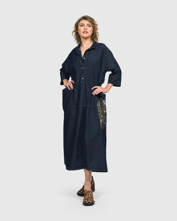 alembika-tacoma-trapeze-kleid-denim image 6