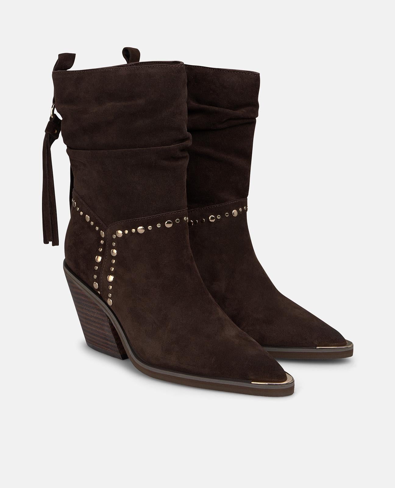 alma-en-pena-suede-cowboy-boots-stiefelette-braun-8-cm image 2