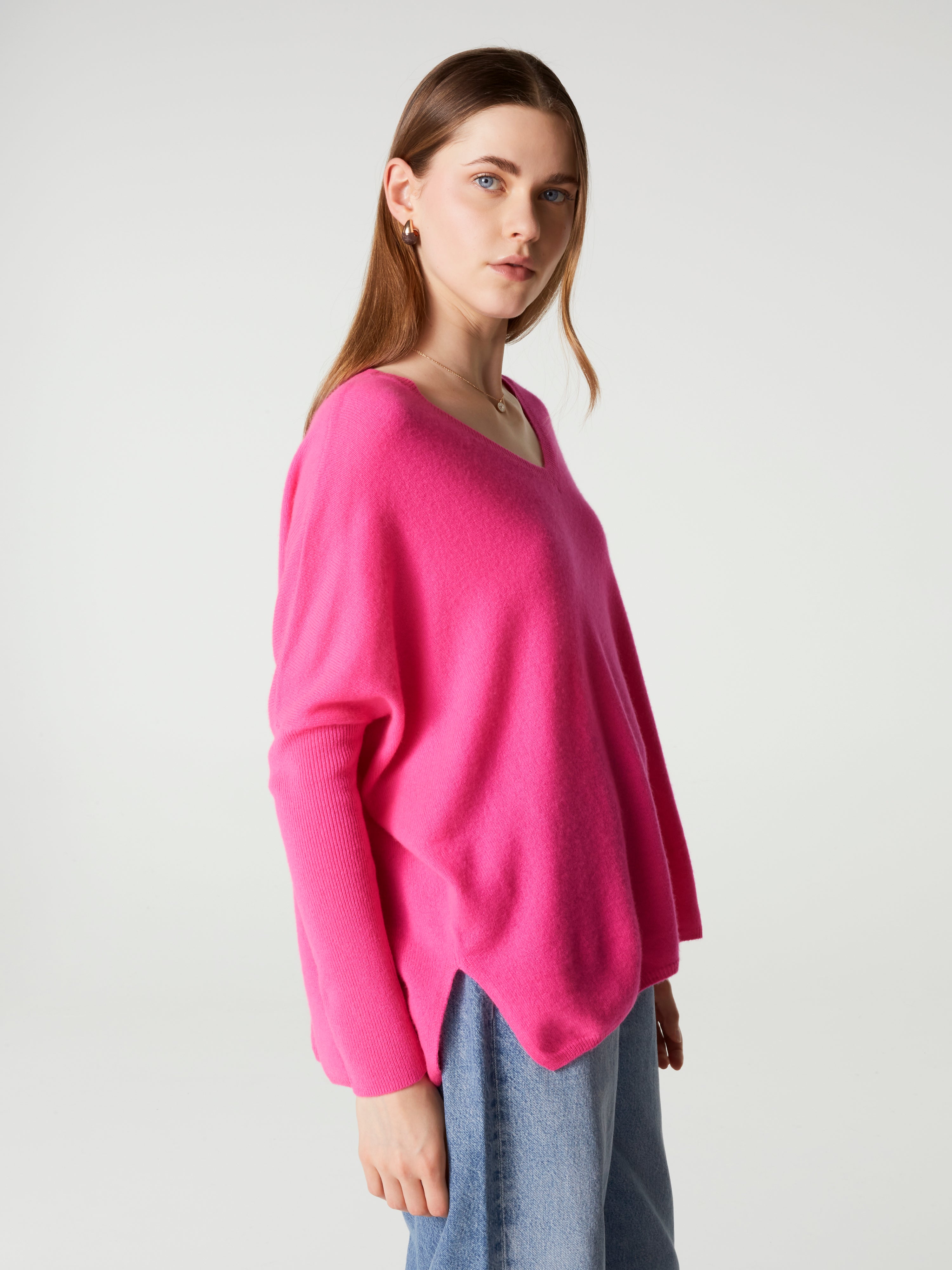 absolut-pull-poncho-camille-damen-kaschmir-v-ausschnitt image 3