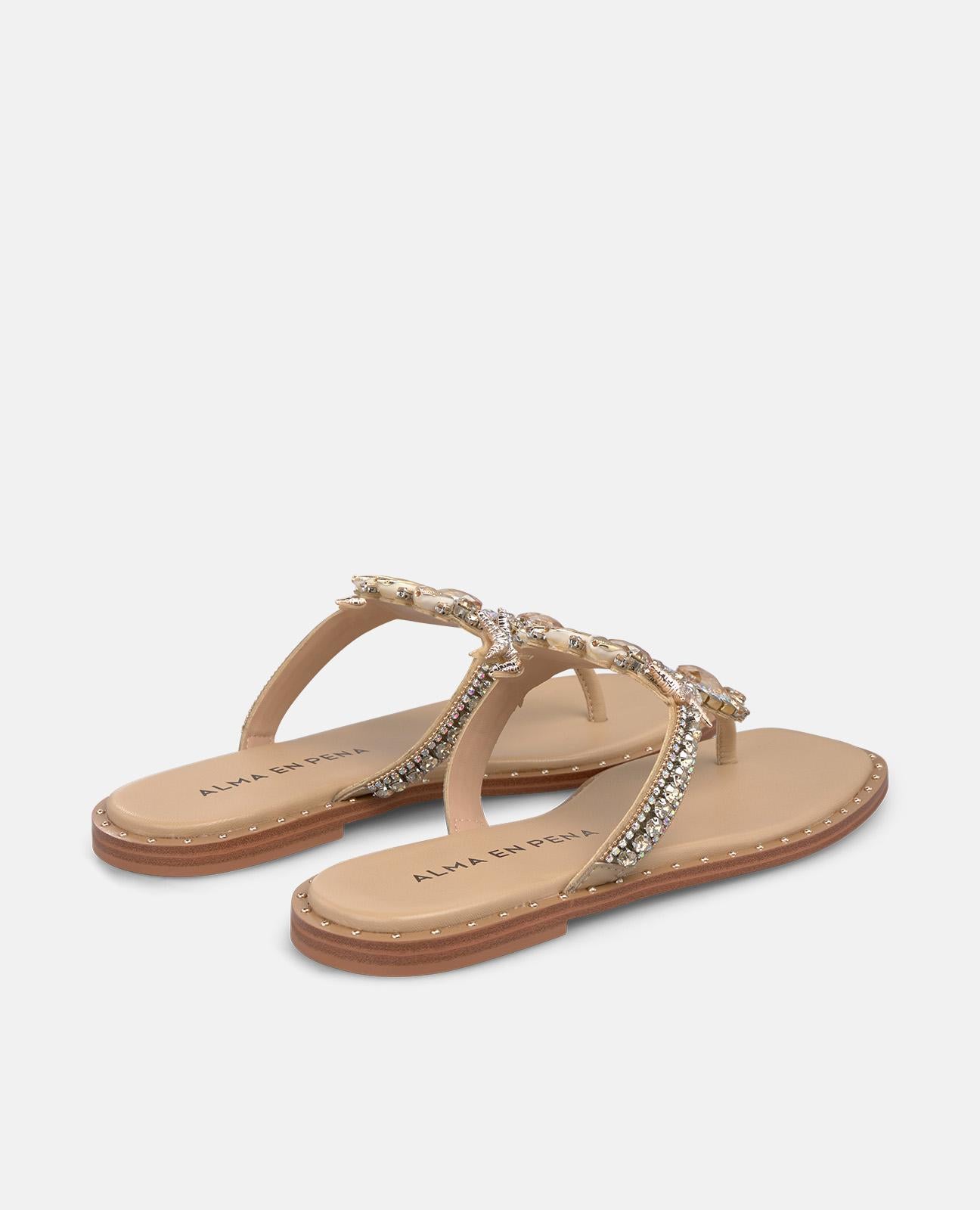 alma-en-pena-marina-t-riemen-sandalen-flach-1-cm-arena image 3