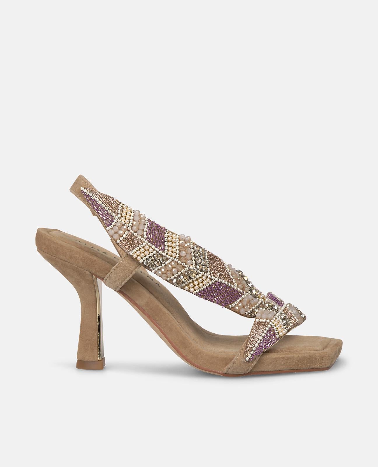 alma-en-pena-special-mid-heel-sandalen-8-cm-arena-eckig image 1