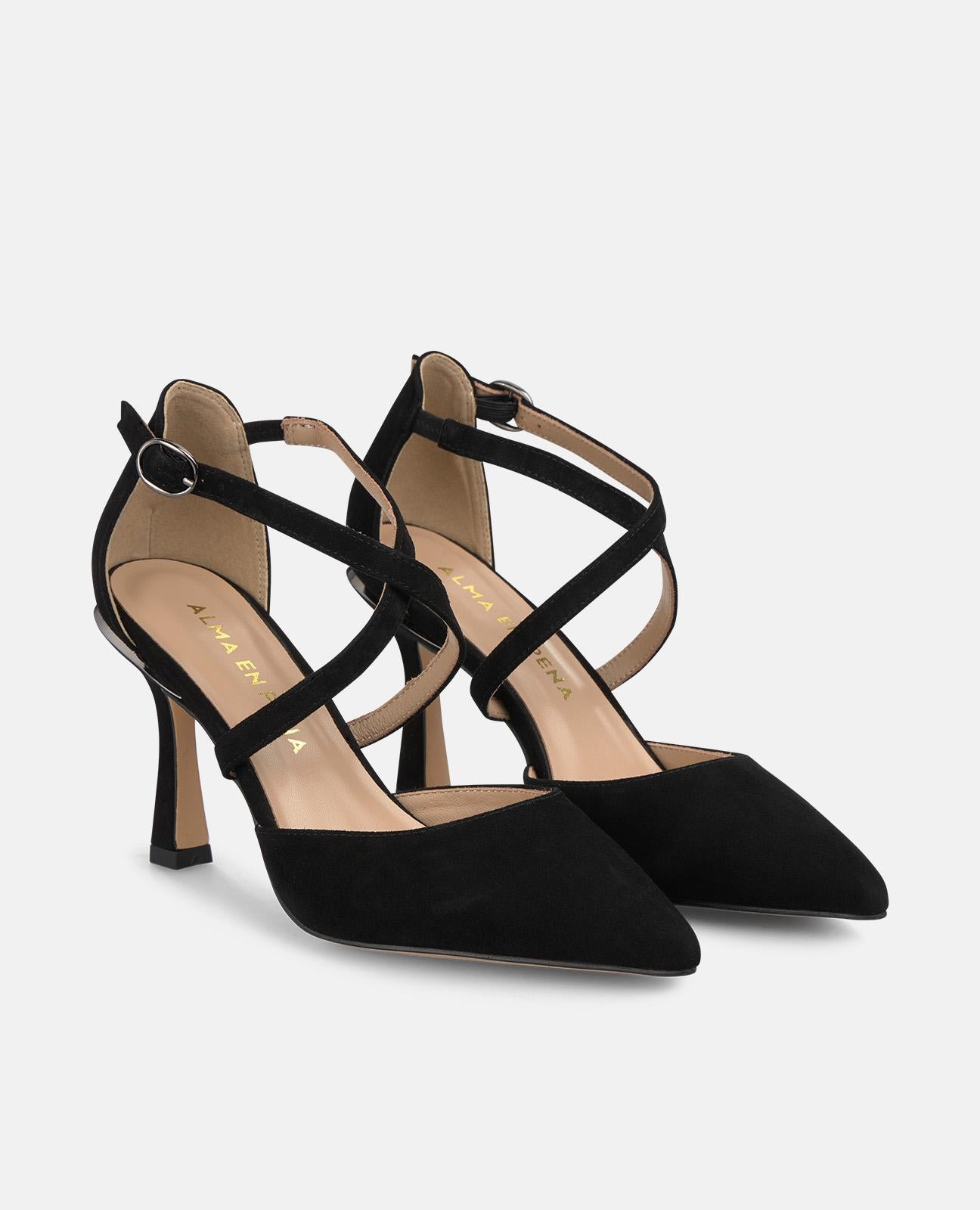 alma-en-pena-cross-riemen-pumps-schwarz-9-cm image 2