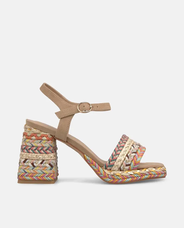 alma-en-pena-wide-heeled-sandals-blockabsatz-sandale-strass-arena-9-cm image 1