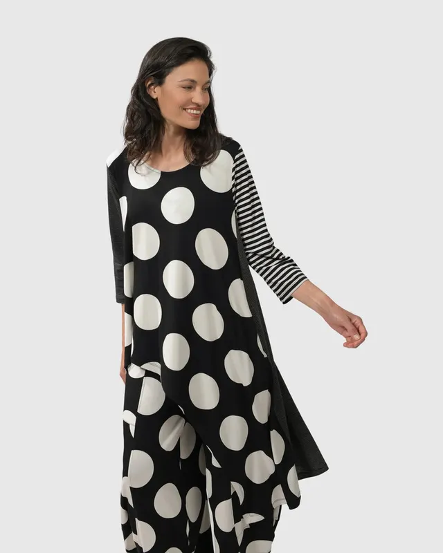 alembika-minnie-swing-tunika-mono-dots image 1