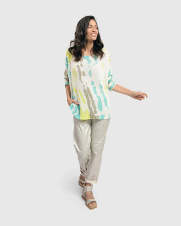 alembika-watercolor-boxy-sweater-lagoon-leinen-pullover image 4