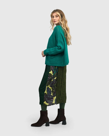 alembika-diana-cropped-cardigan-t-rkis-kurze-strickjacke-mit-kn-pfen image 3