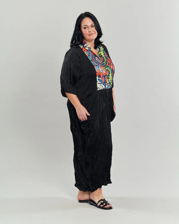 alembika-paisley-bib-crinkle-maxikleid-multi image 5