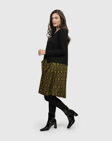 alembika-alice-apron-pocket-kleid-chartreuse image 3