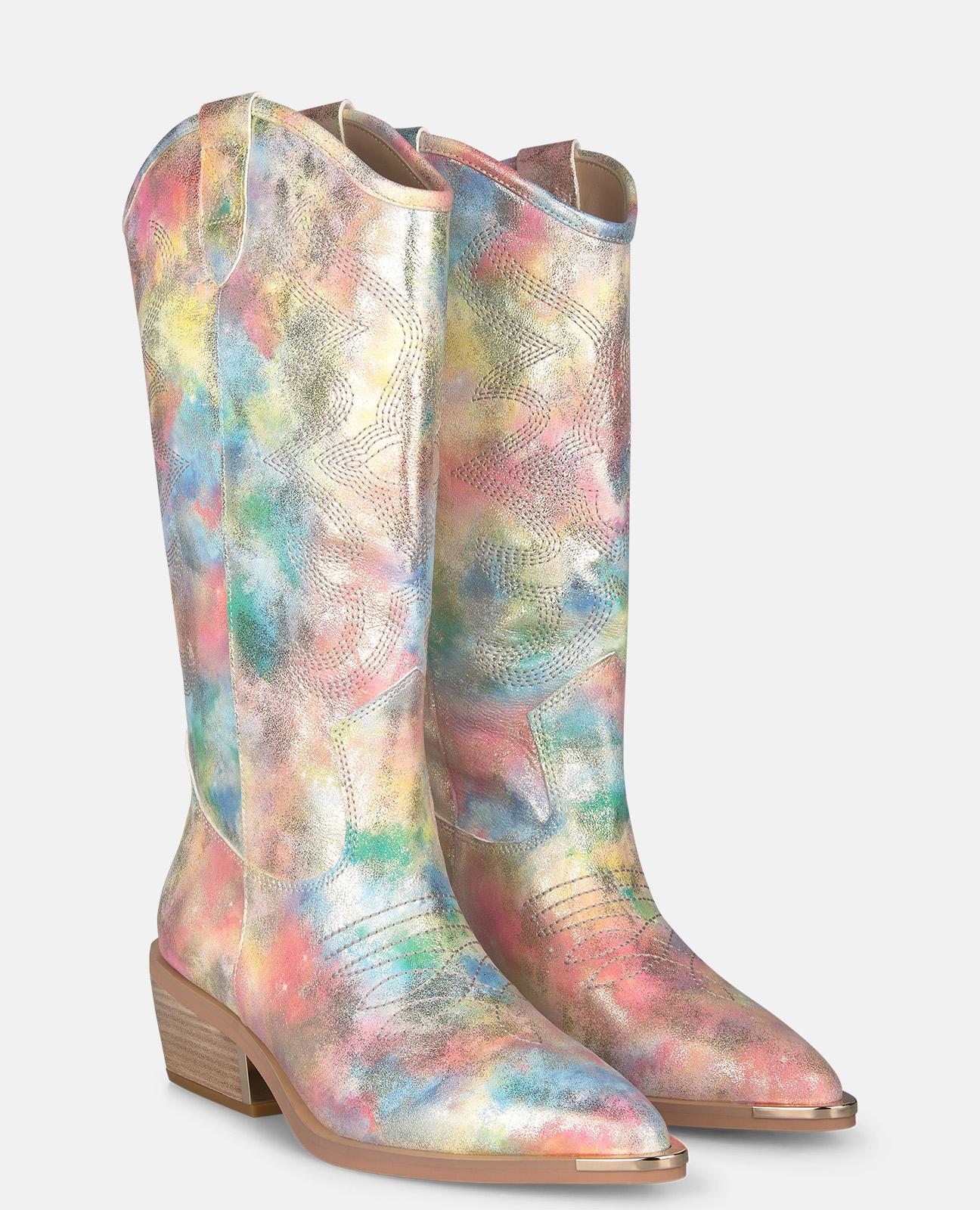 alma-en-pena-special-cowboy-boot-damen-stiefel-rosa-5-cm image 2