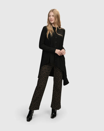 alembika-dynamite-days-flare-pants-damenhose-coffee image 5