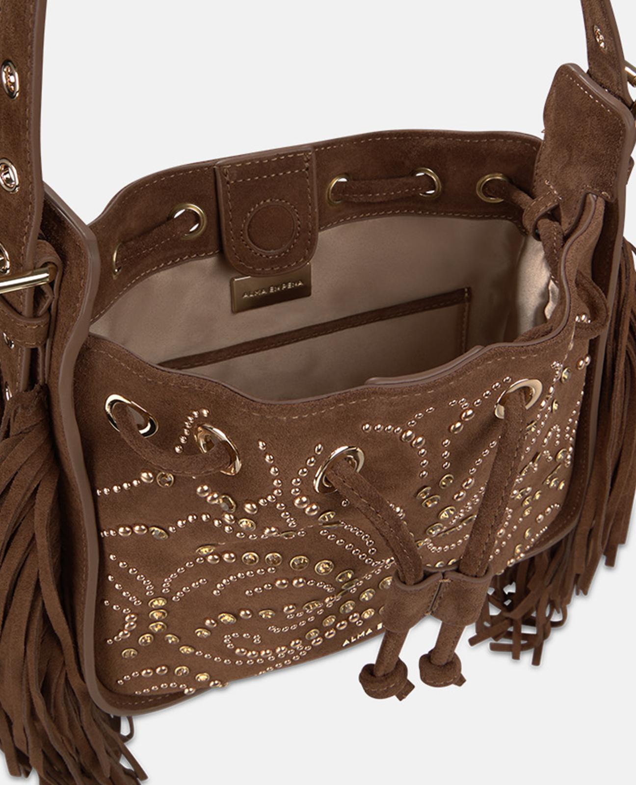 alma-en-pena-alfa-64785-serraje-leder-umh-ngetasche-mit-strass-camel image 6
