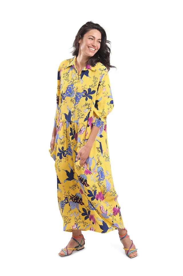 alembika-the-everything-dress-gelb image 1
