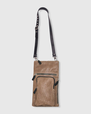 alembika-flat-stash-pouch-tasche-wood-echtleder image 2