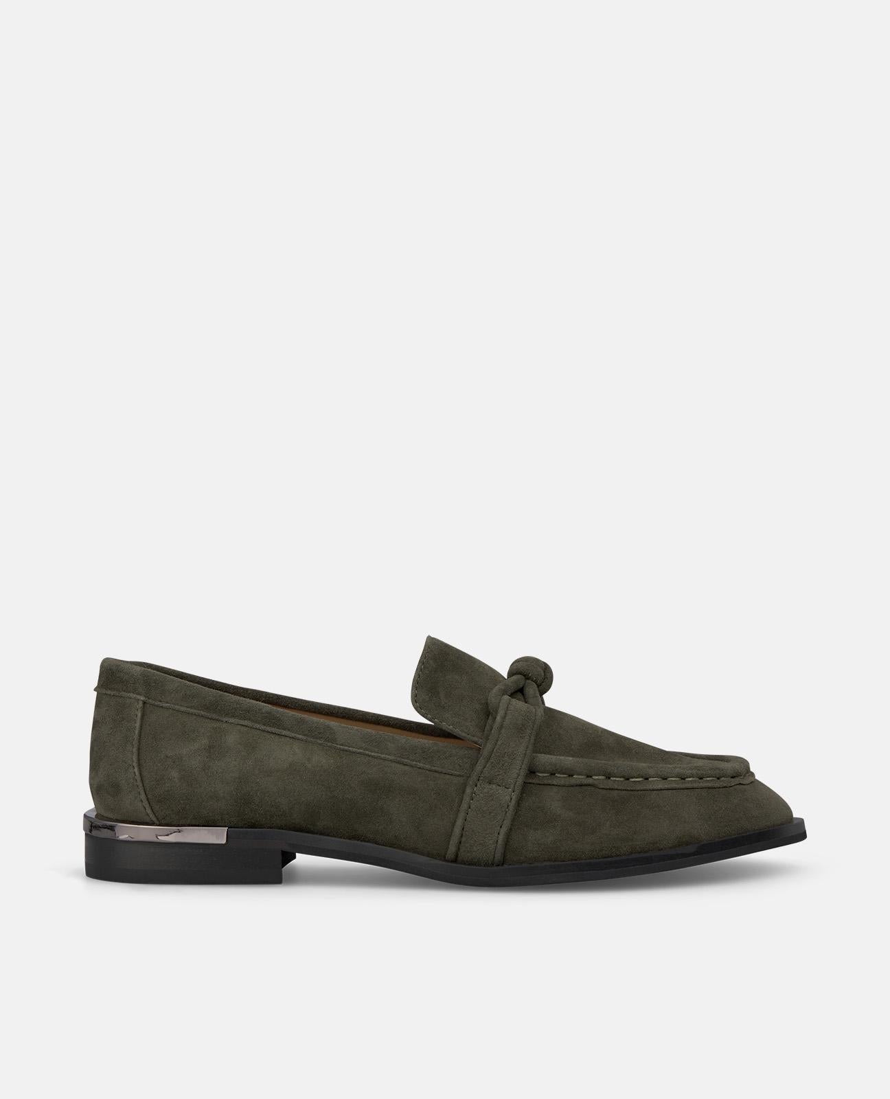 alma-en-pena-knoten-loafer-khaki-slipper-zum-reinschl-pfen-2-5-cm image 1