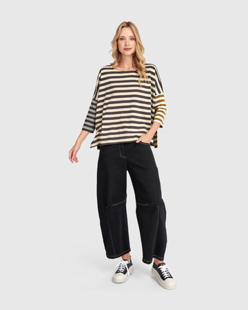 alembika-urban-forever-boxy-tee-stripes-damen-t-shirt image 6