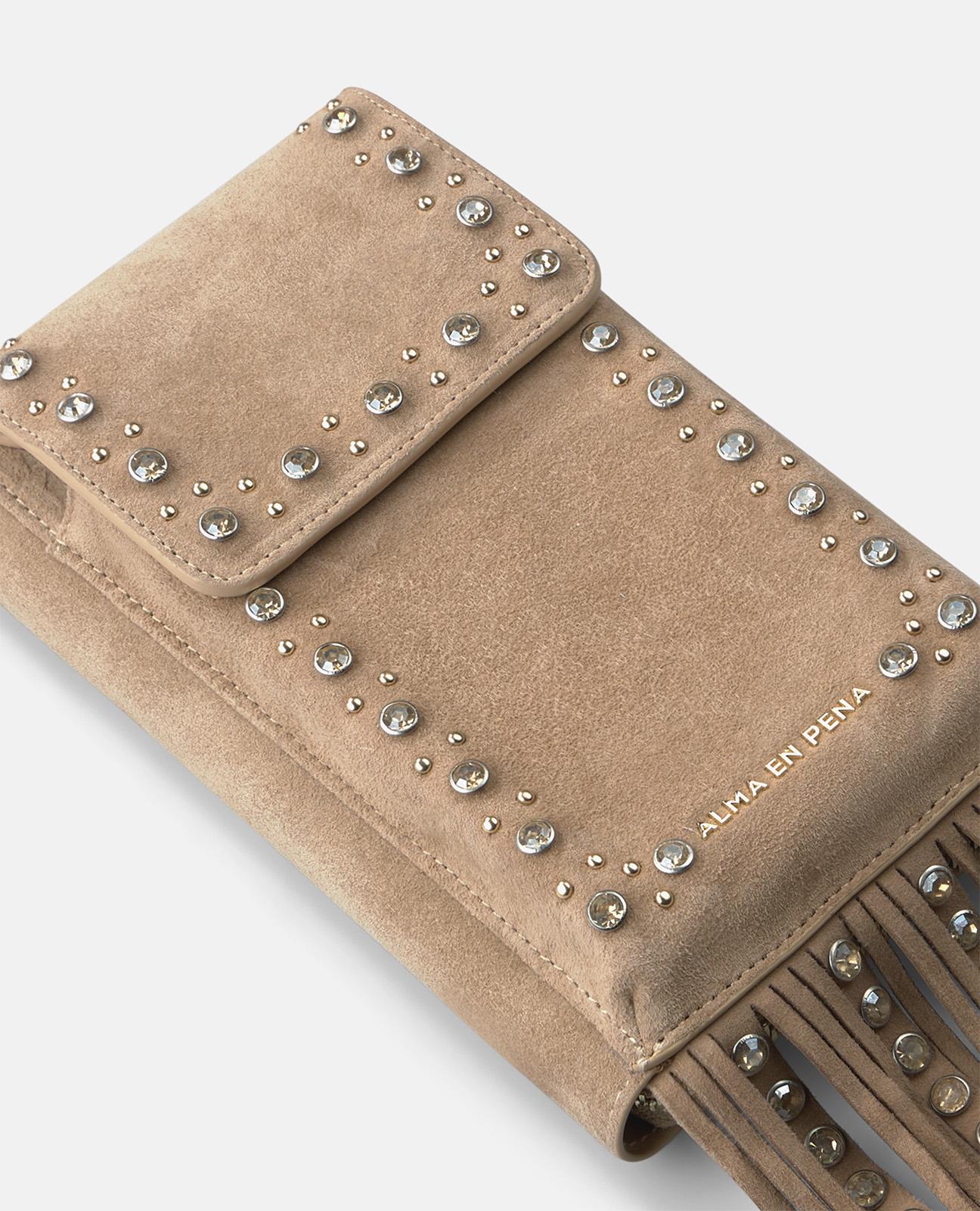alma-en-pena-natalia-clutch-mit-strass-arena-leder image 5