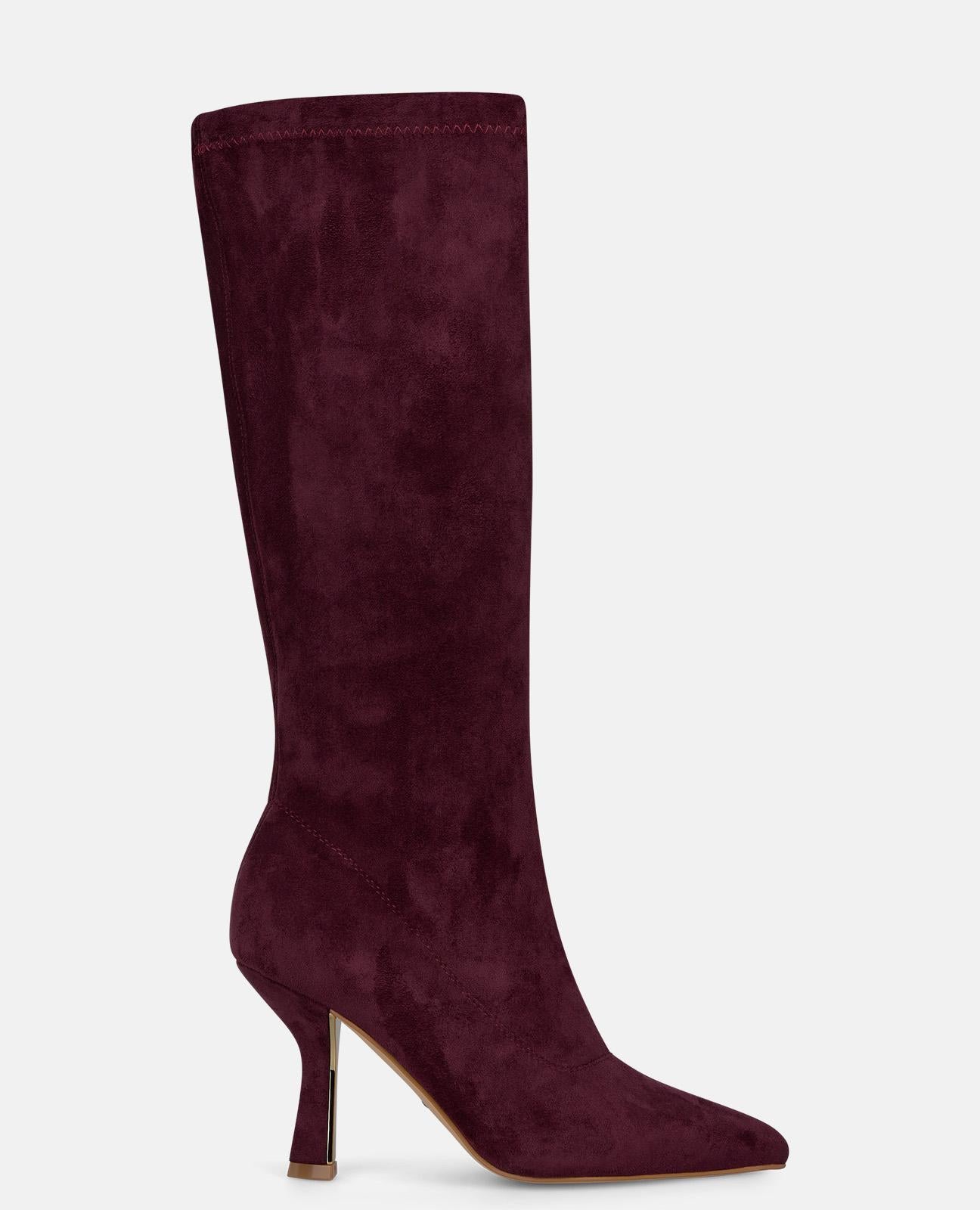 alma-en-pena-boots-zip-stiefel-in-lederoptik-bordeaux image 1
