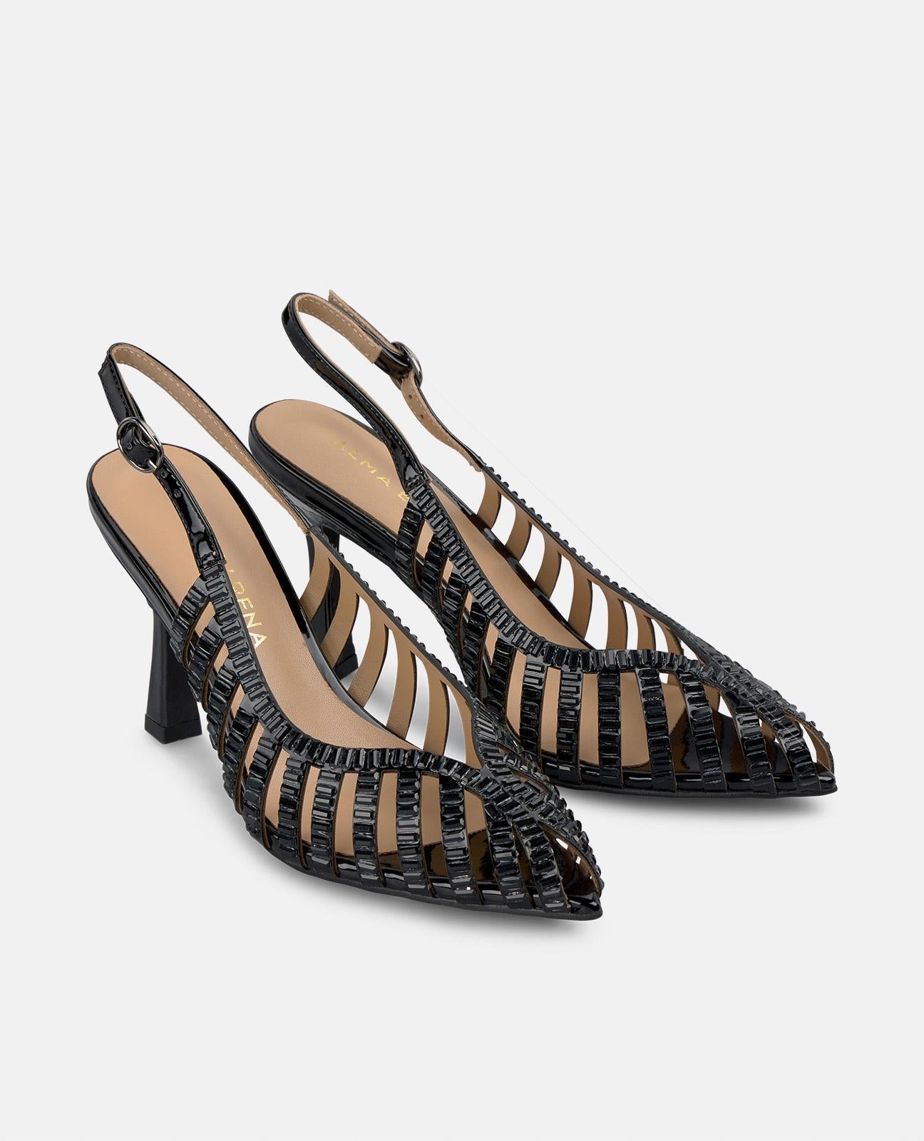 alma-en-pena-stiletto-pumps-schwarz-crystal-effekt-9-cm image 2
