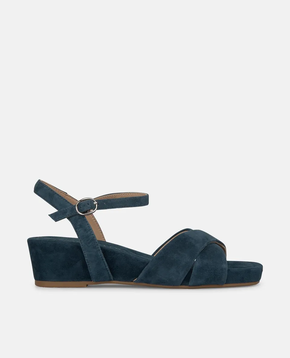 alma-en-pena-alfa-62487-keil-sandalen-mit-kreuzriemen-blau image 1