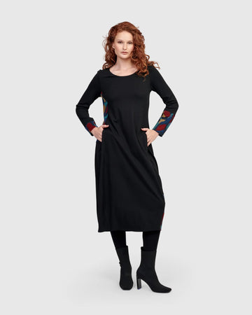 alembika-riley-crew-cocoon-kleid-ocean image 2