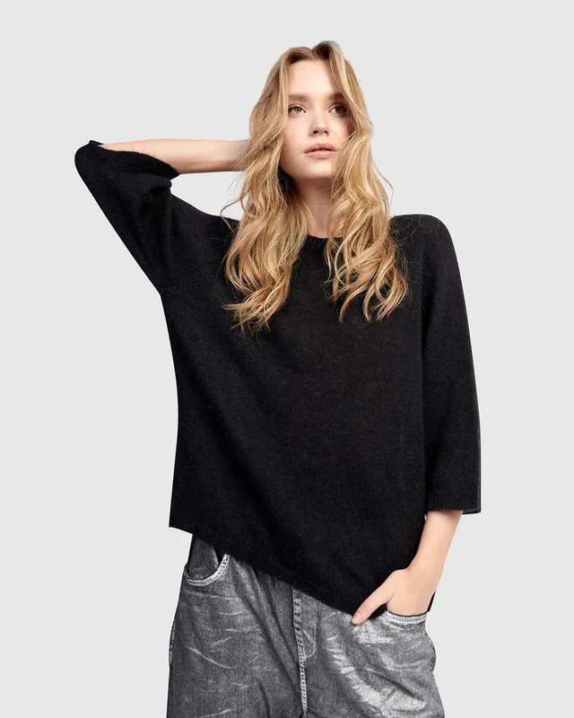 alembika-core-pullover-sweater-black-alpaka image 1