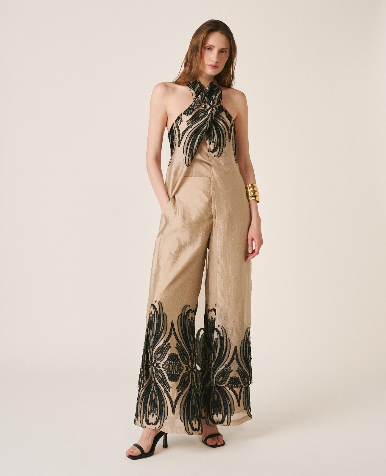 alma-en-pena-arabesco-high-waist-hose-lang-mit-print image 3
