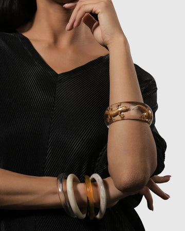 alembika-lucky-bangle-armreif-gold-eidechse image 5