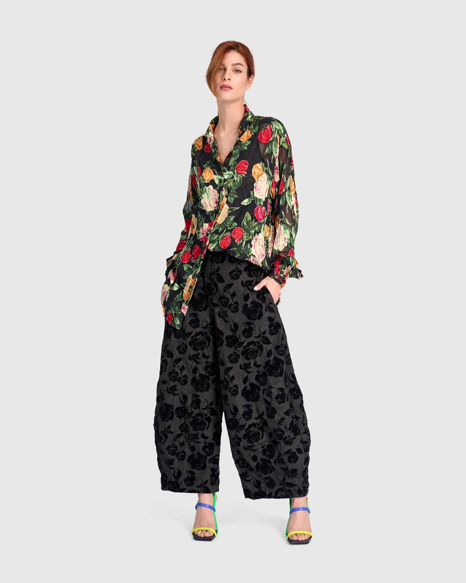 alembika-petaline-shirt-sheer-floral-tunika-bluse-mit-slip-top image 2