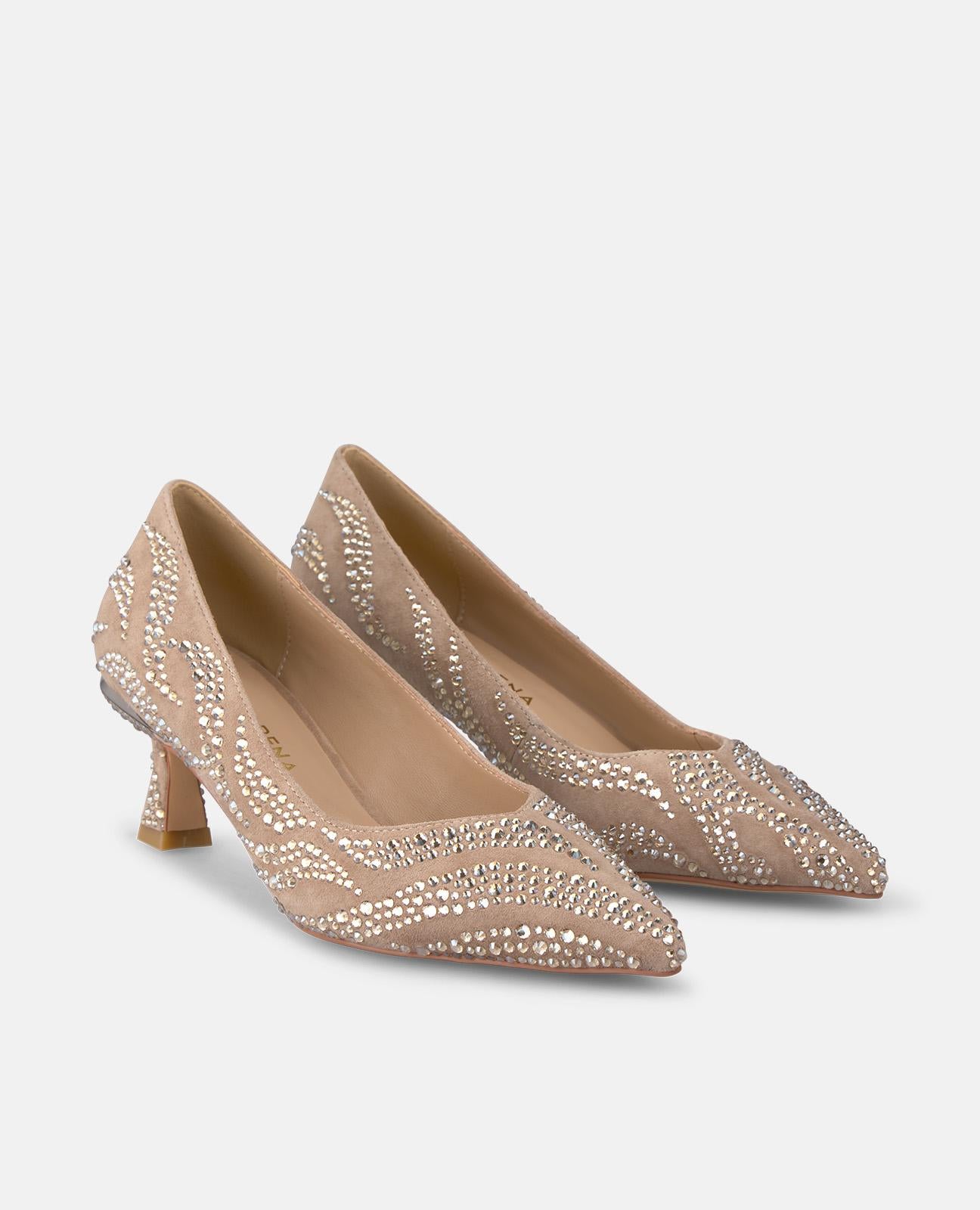 alma-en-pena-pumps-mit-strassdetails-vison-6-cm-absatz image 2