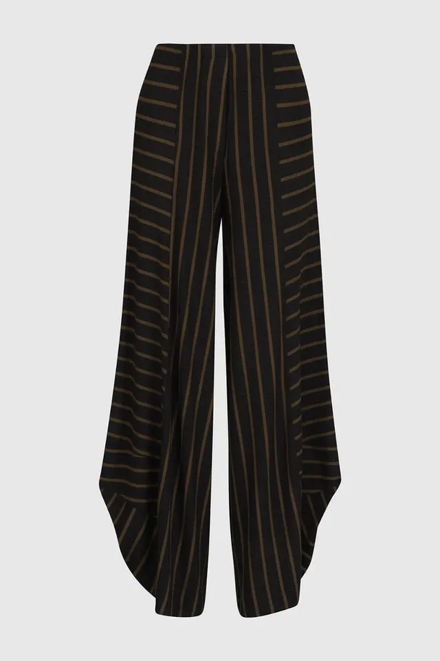 alembika-rib-stripe-punto-pants-damen-hose image 1