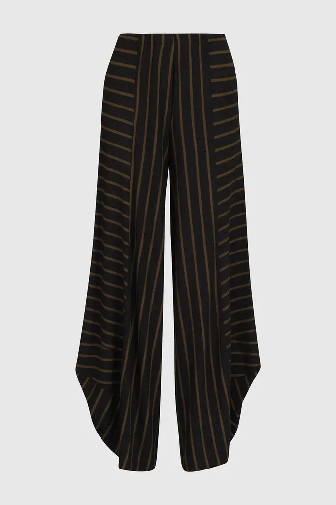 alembika-rib-stripe-punto-pants-damen-hose image 1