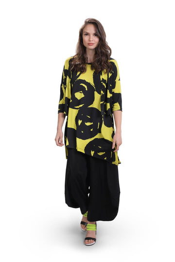 alembika-art-print-cardigan-sj412l-strickjacke-lime image 2